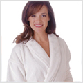 Peacock Alley Chelour Roll Collar Robe and Body Wrap