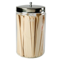 Stainless Steel & Glass Sundry Jar